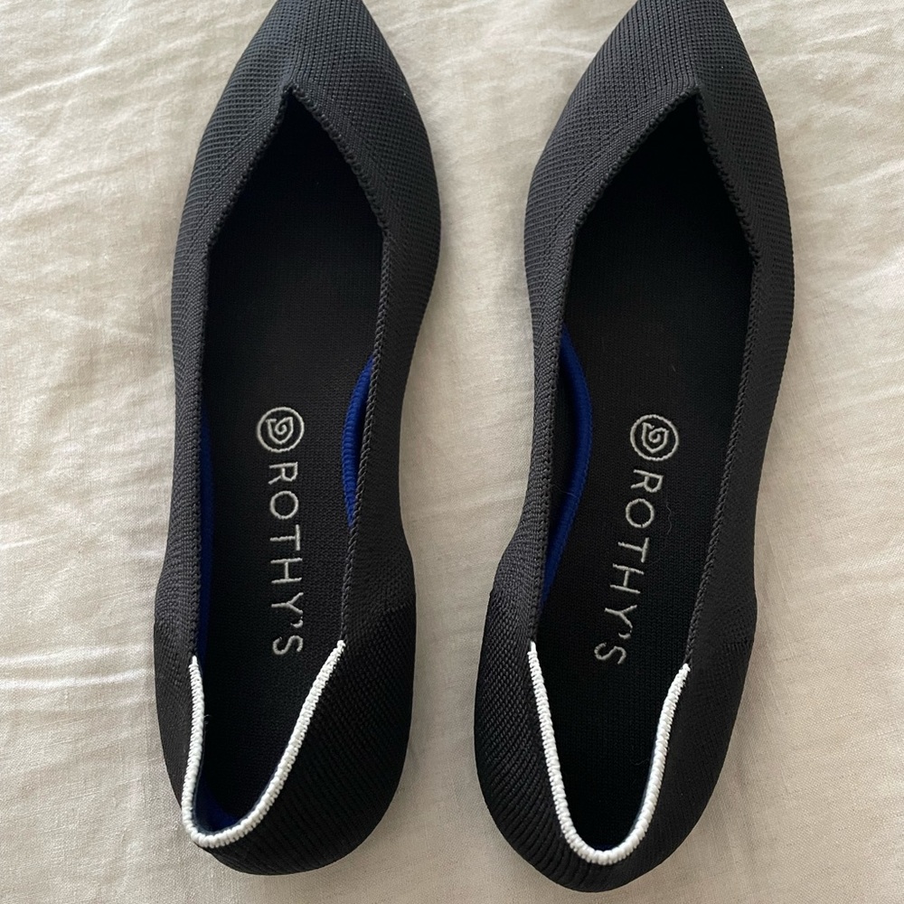 Rothy’s The Point. Black. New. 11.5